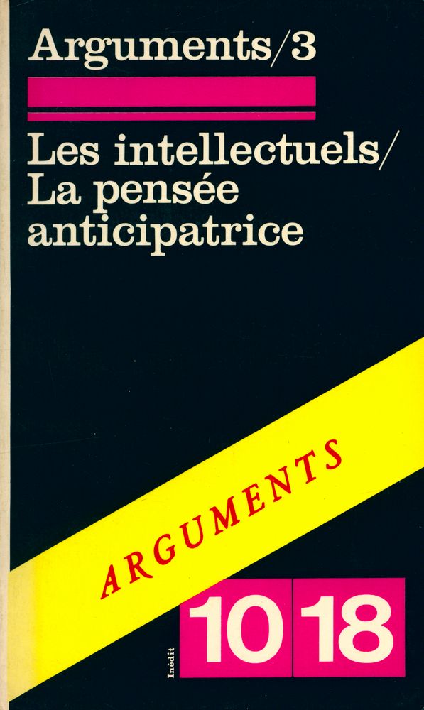 『Les intellectuels / La pensée anticipatrice』 1