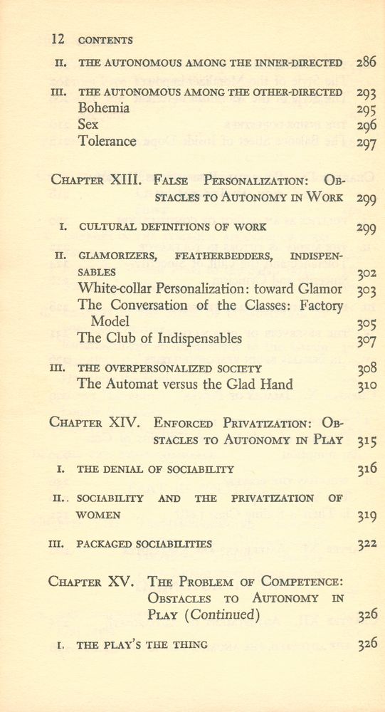 『The Lonely Crowd : A STUDY OF THE CHANGING AMERICAN CHARACTER』 7