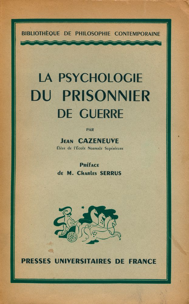 『ESSAI SUR LA PSYCHOLOGIE DU PRISONNIER DE GUERRE』 1