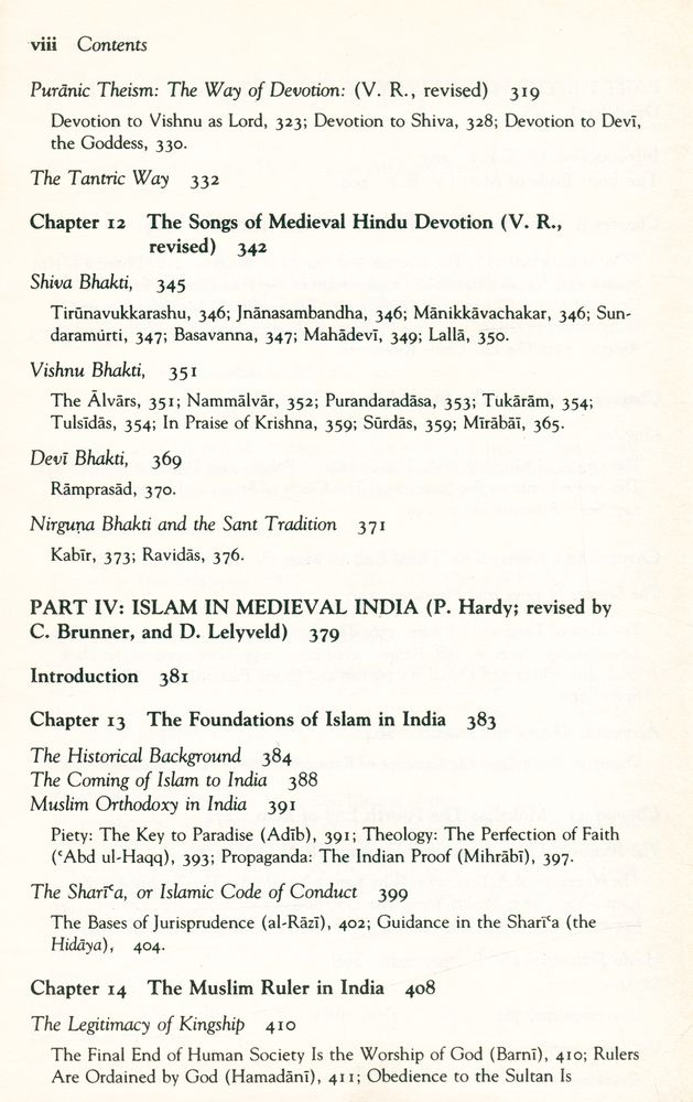 『SOURCES OF INDIAN TRADITION :  Volume One : From the Beginning to 1800』 5