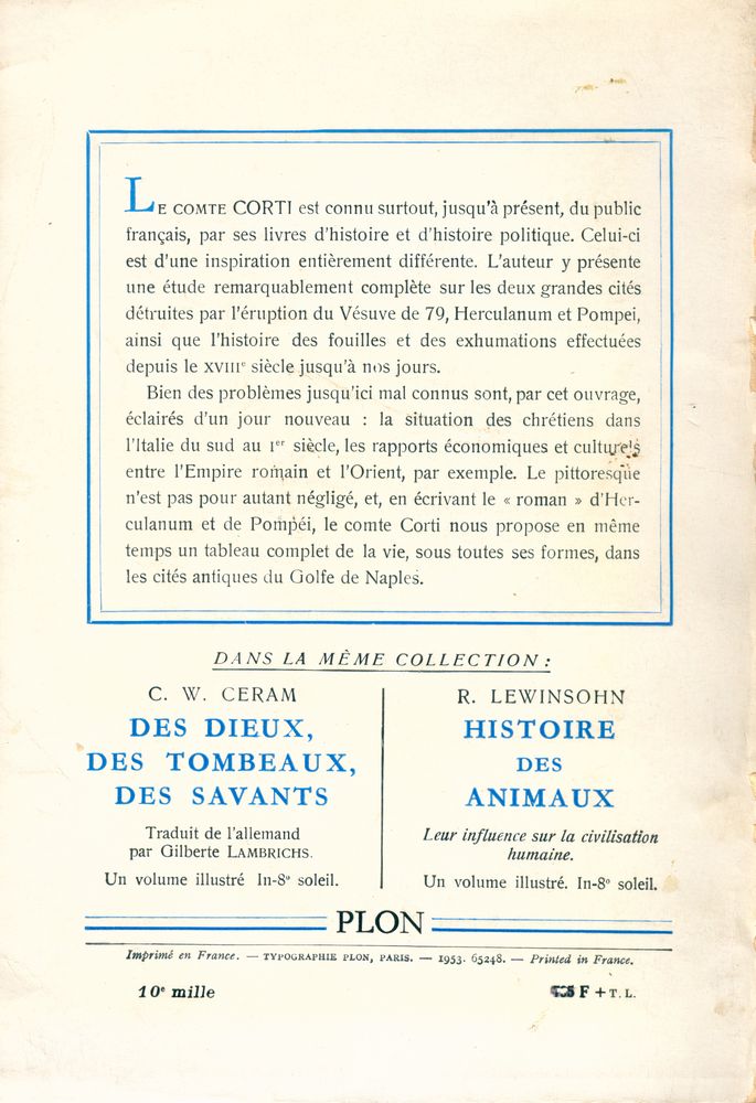 『VIE, MORT ET RÉSURRECTION D'HERCULANUM ET DE POMPÉI』 3