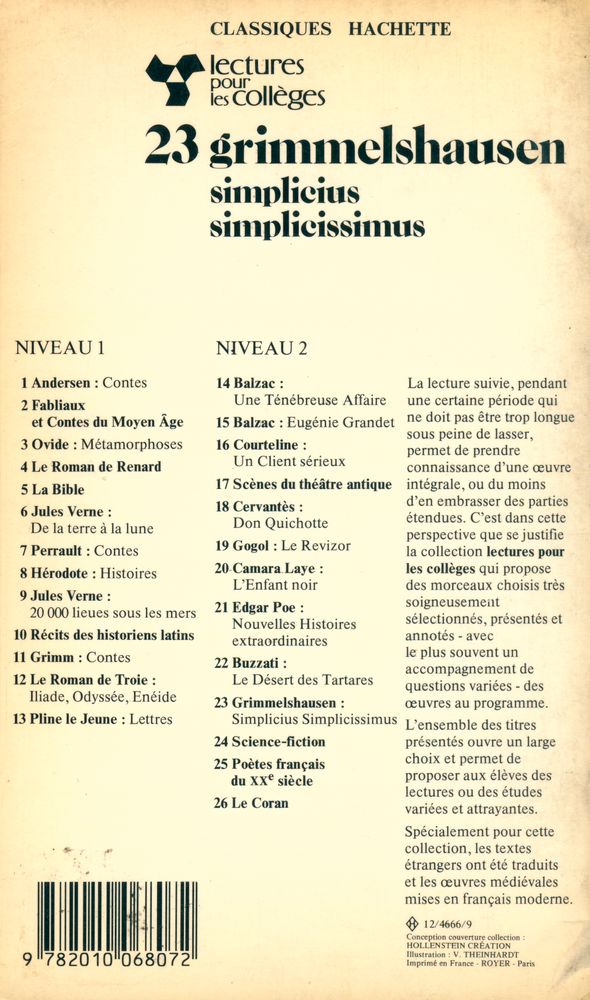 『Les Aventures de simplicius simplicissimus』 3