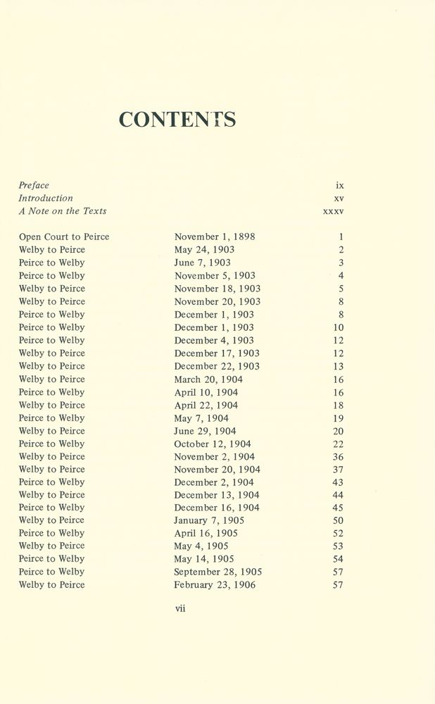 『Semiotic and Significs : The Correspondence BETWEEN Charles S. Peirce and Victoria Lady Welby』 2