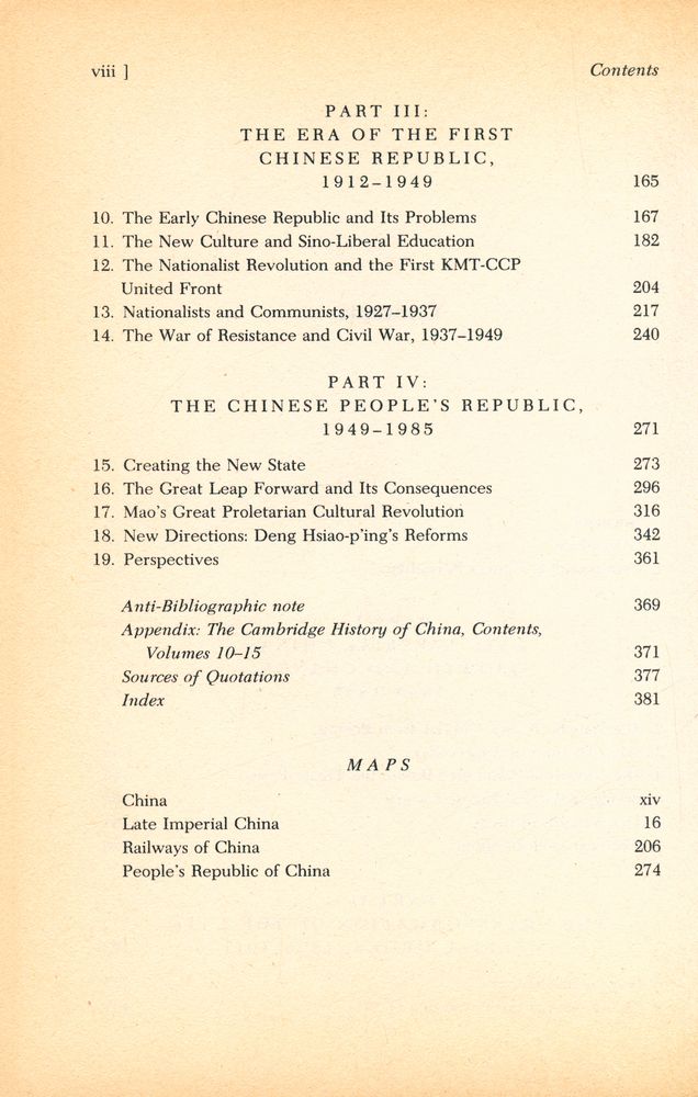 『The great Chinese revolution : 1800 - 1985』 3