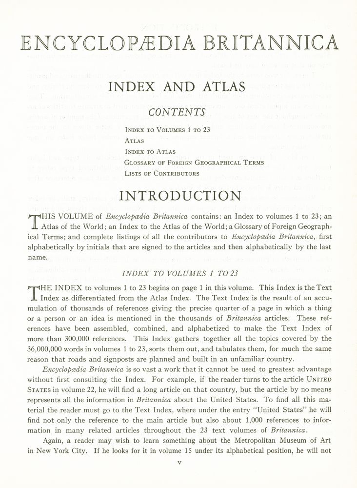 『ENCYCLOPÆDIA BRITANNICA INDEX』 2