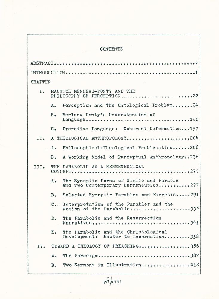 『HERMENEUTICAL AND HOMILETICAL IMPLICATIONS OF MERLEAU - PONTY'S THEORY OF LINGUISTICALITY』 2
