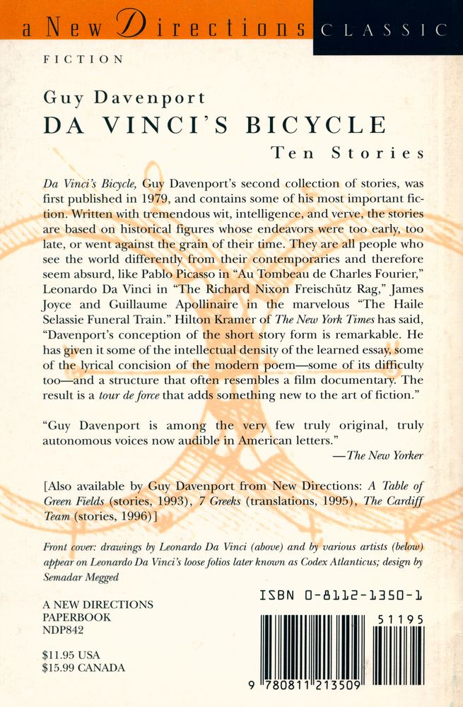 『Da Vinci's Bicycle : ten stories』 3