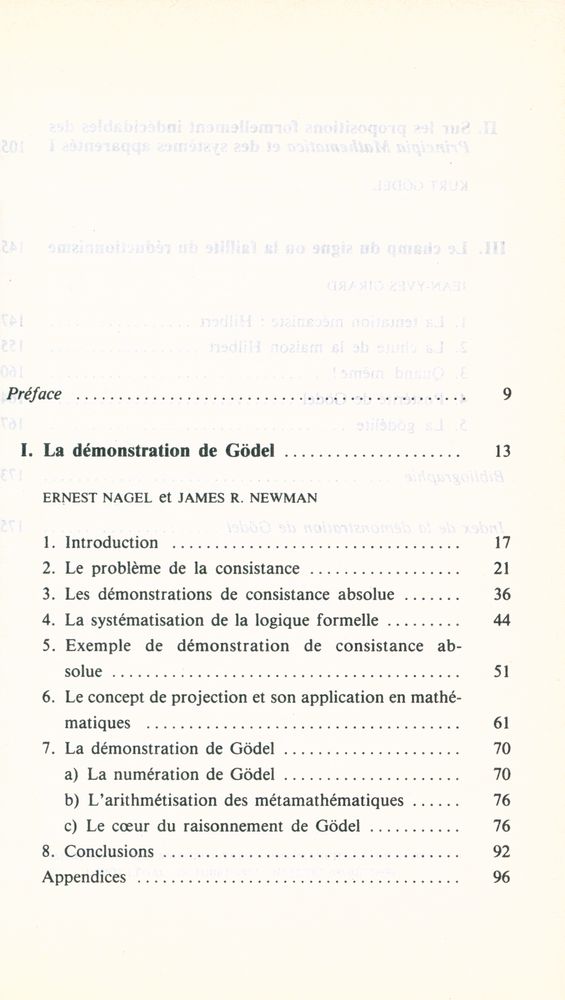 『Le théorème de Gödel』 2