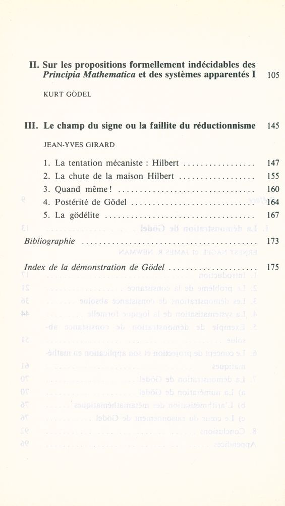 『Le théorème de Gödel』 3