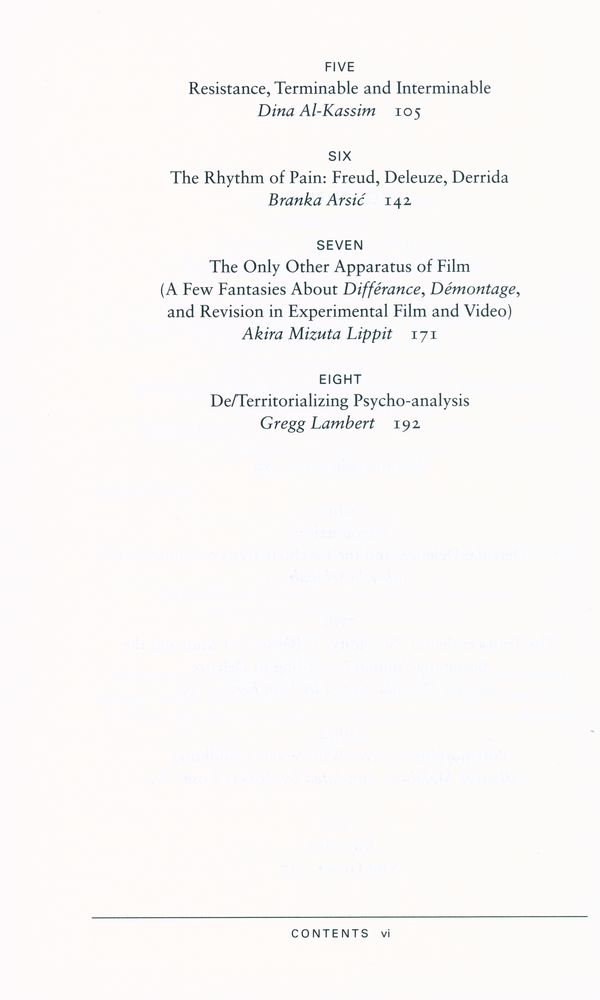 『DERRIDA, DELEUZE, PSYCHOANALYSIS』 3