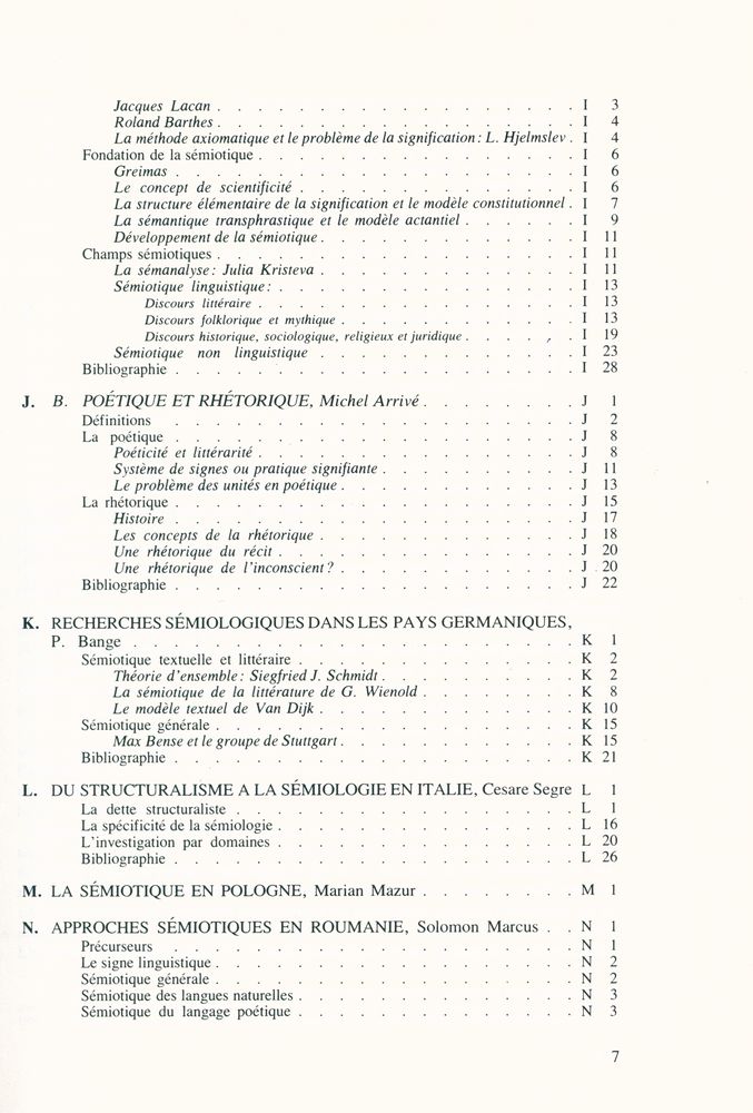 『le champ sémiologique : perspectives internationales』 4