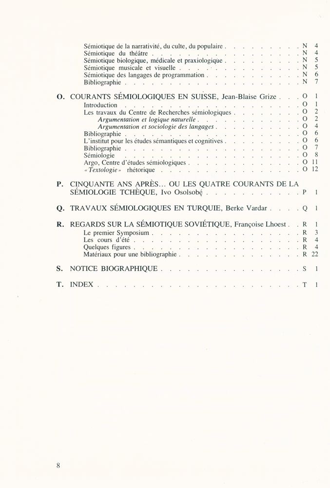 『le champ sémiologique : perspectives internationales』 5