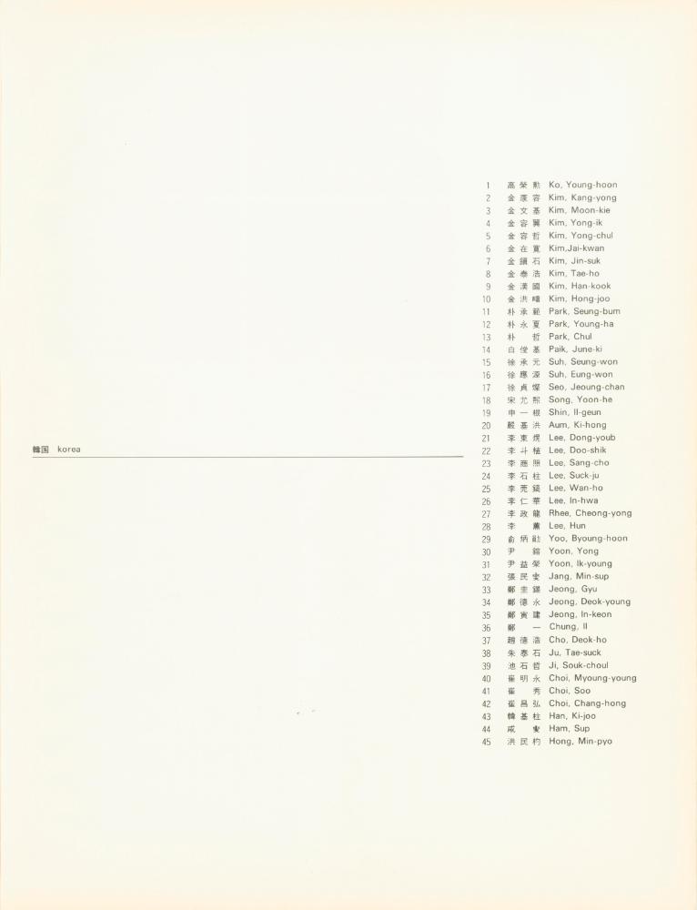 1984년 후쿠오카미술관 《第4回日韓現代絵画展(제4회일한현대회화전)》 도록 3