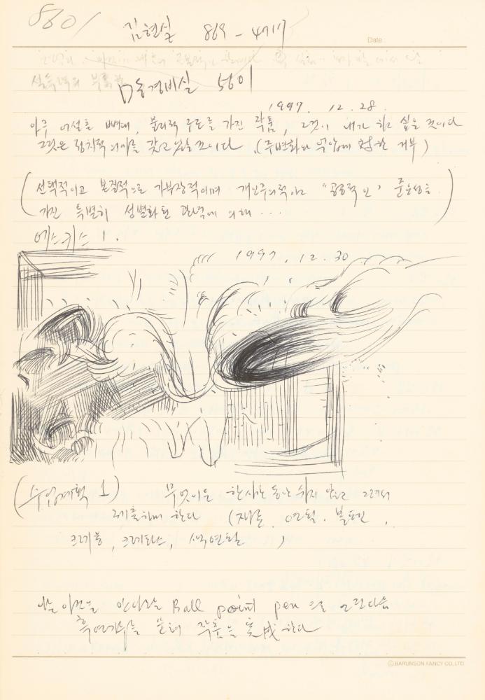 1997년부터 2003년까지 작성한 노트 6