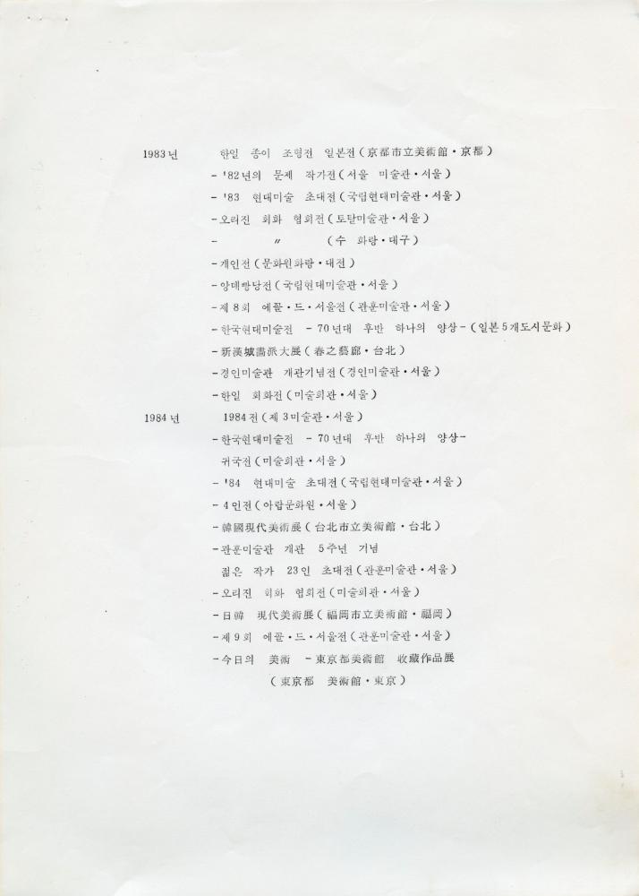 1984년 김용익 이력서 5