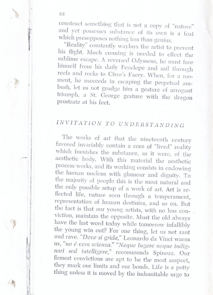『The Dehumanization of Art』