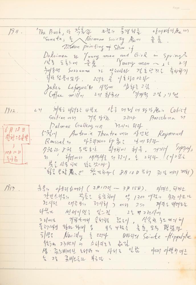 마르셀 뒤샹 관련 노트