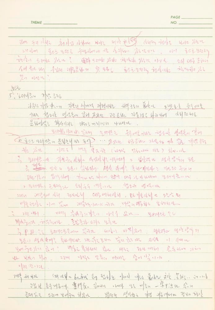 서양미술사 관련 1980년대 후반 1990년대 초 노트