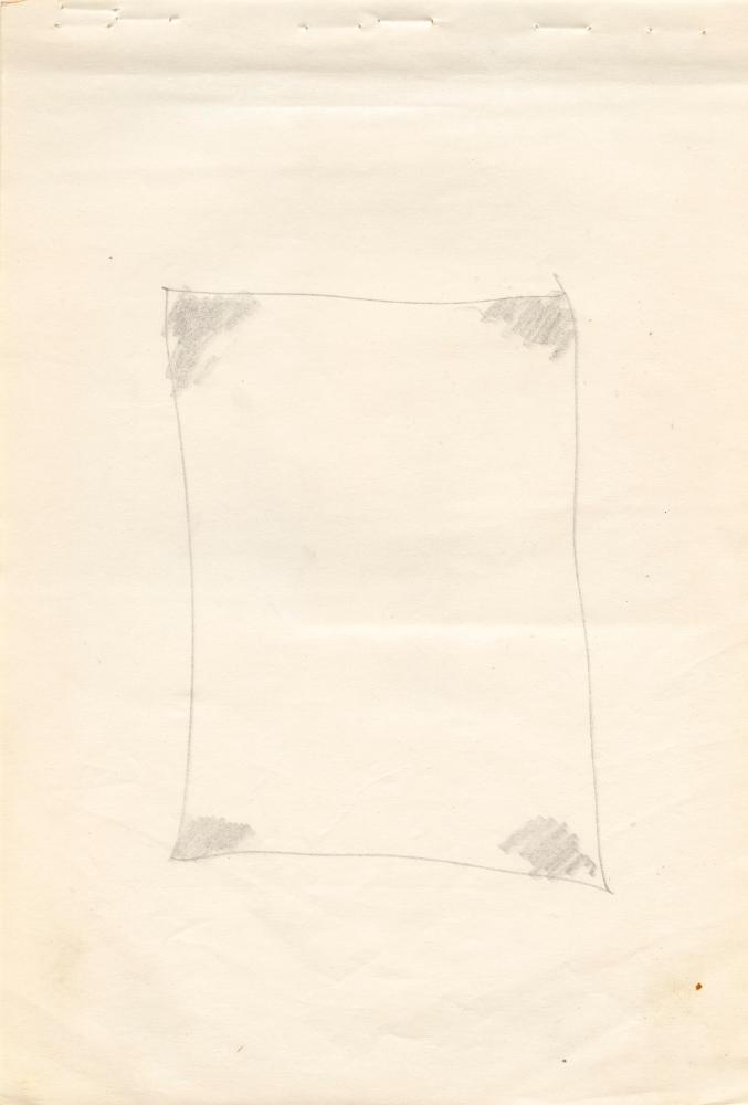 〈평면 오브제〉 관련 내용이 포함된 1970년대 김용익 노트 6