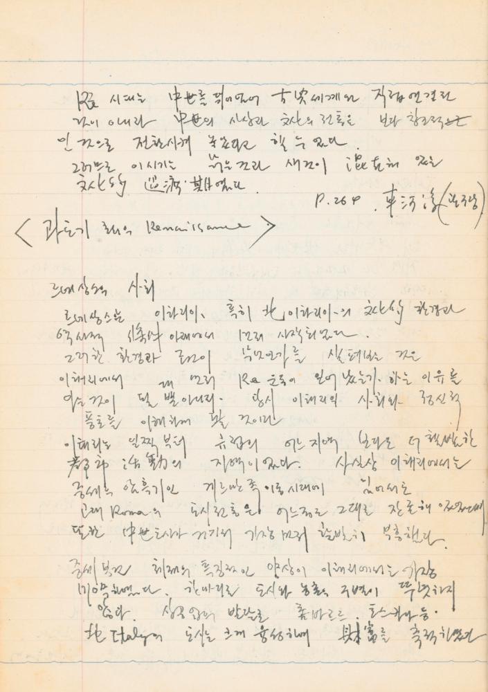 홍가이 교수 특강 관련 노트