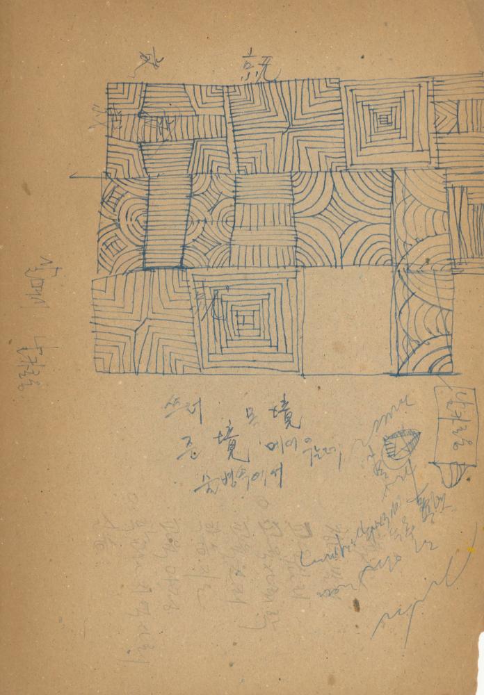 1973년 작성한 미술의 전통에 대한 소회가 담긴 노트