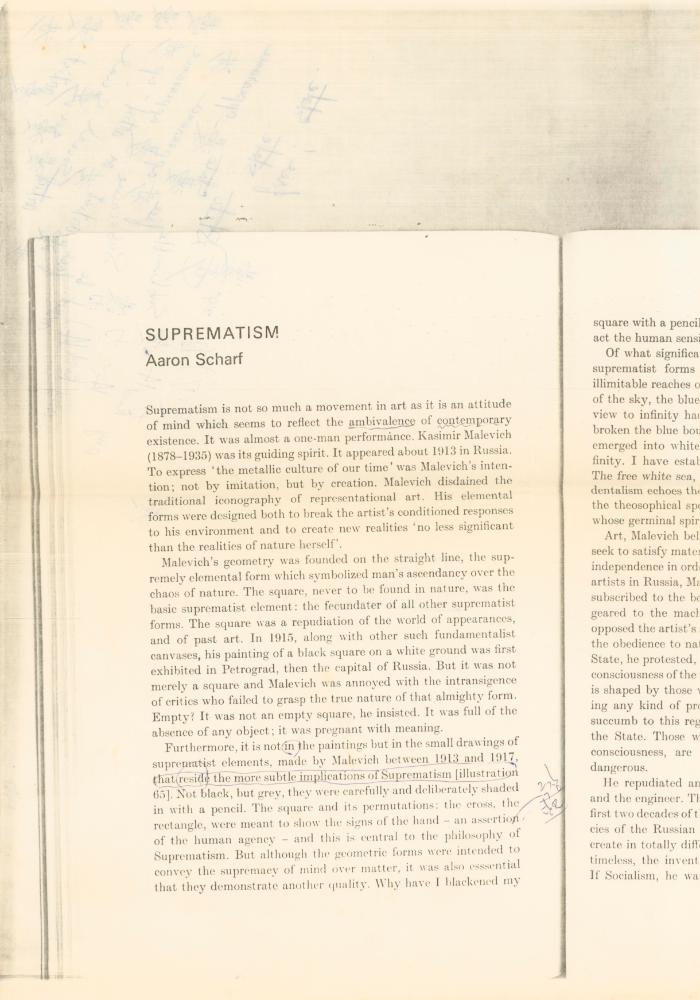 『Concenpts of Modern Art』의 「Suprematism」, 「Conceptual Art」 발췌 번역 노트