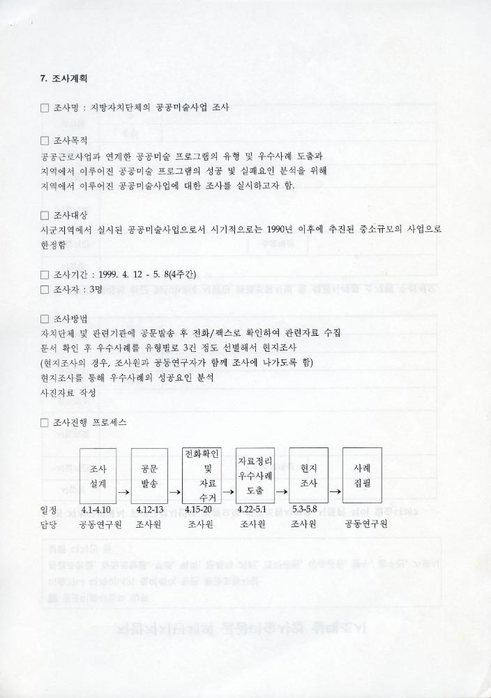 「공공근로사업과 연계한 공공미술 프로그램 연구」 5