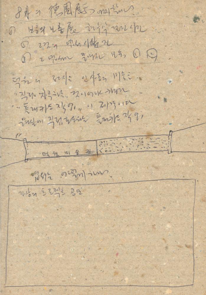 1993년부터 1999년까지 작성한 노트
