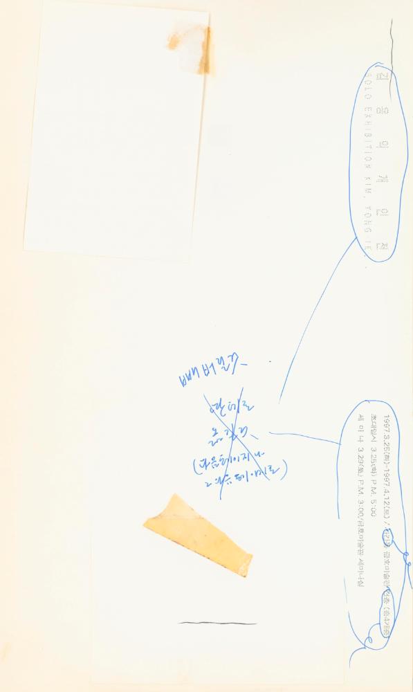 1997년 금호미술관 《김용익》 도록 더미북 3