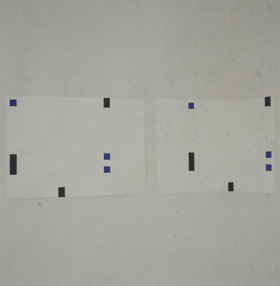 1996년 최갤러리 《홍명섭, 김용익 Two-One Man Show》 출품작 및 전시전경 사진필름 2