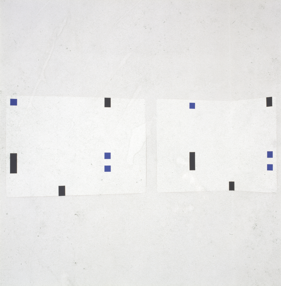 1996년 최갤러리 《홍명섭, 김용익 Two-One Man Show》 출품작 및 전시전경 사진필름 3