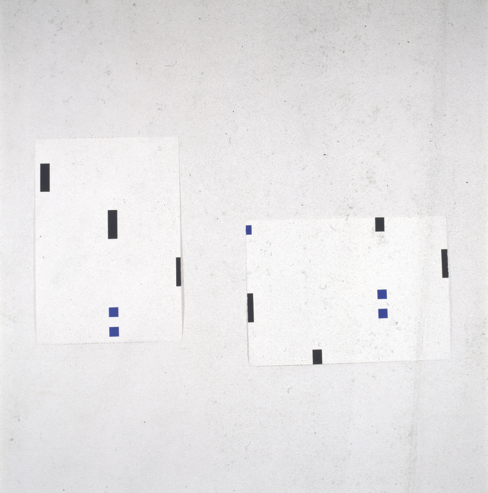 1996년 최갤러리 《홍명섭, 김용익 Two-One Man Show》 출품작 및 전시전경 사진필름 4