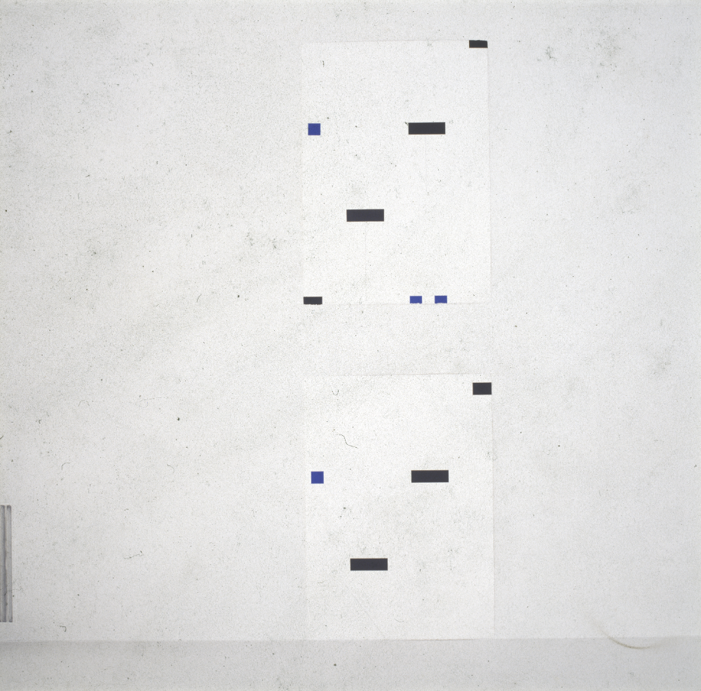 1996년 최갤러리 《홍명섭, 김용익 Two-One Man Show》 출품작 및 전시전경 사진필름 7