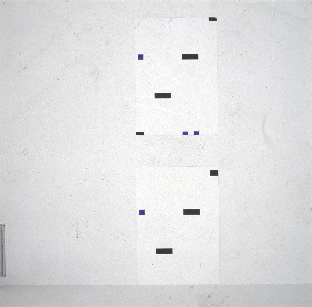 1996년 최갤러리 《홍명섭, 김용익 Two-One Man Show》 출품작 및 전시전경 사진필름 8