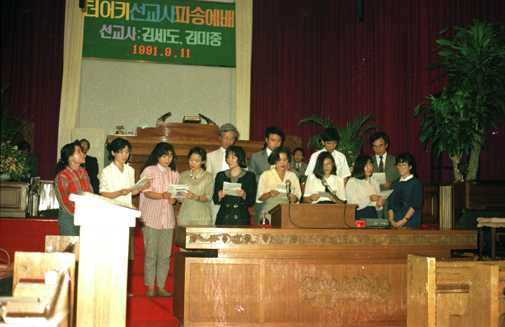 1991년 갤러리사각 《개관기념전》 오프닝 스케치 사진필름 외 4