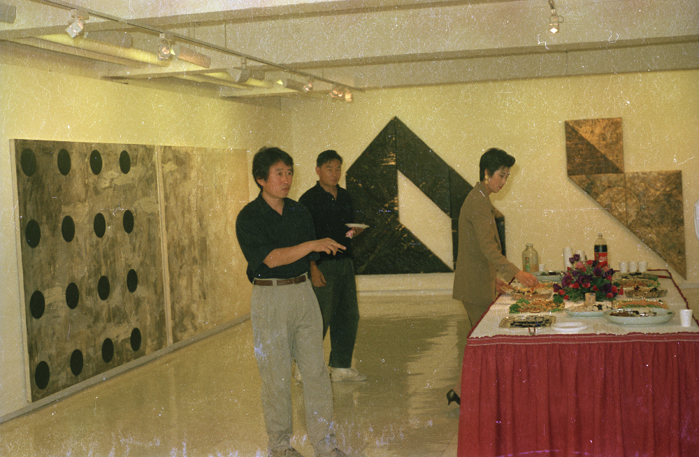 1991년 갤러리사각 《개관기념전》 오프닝 스케치 사진필름 외