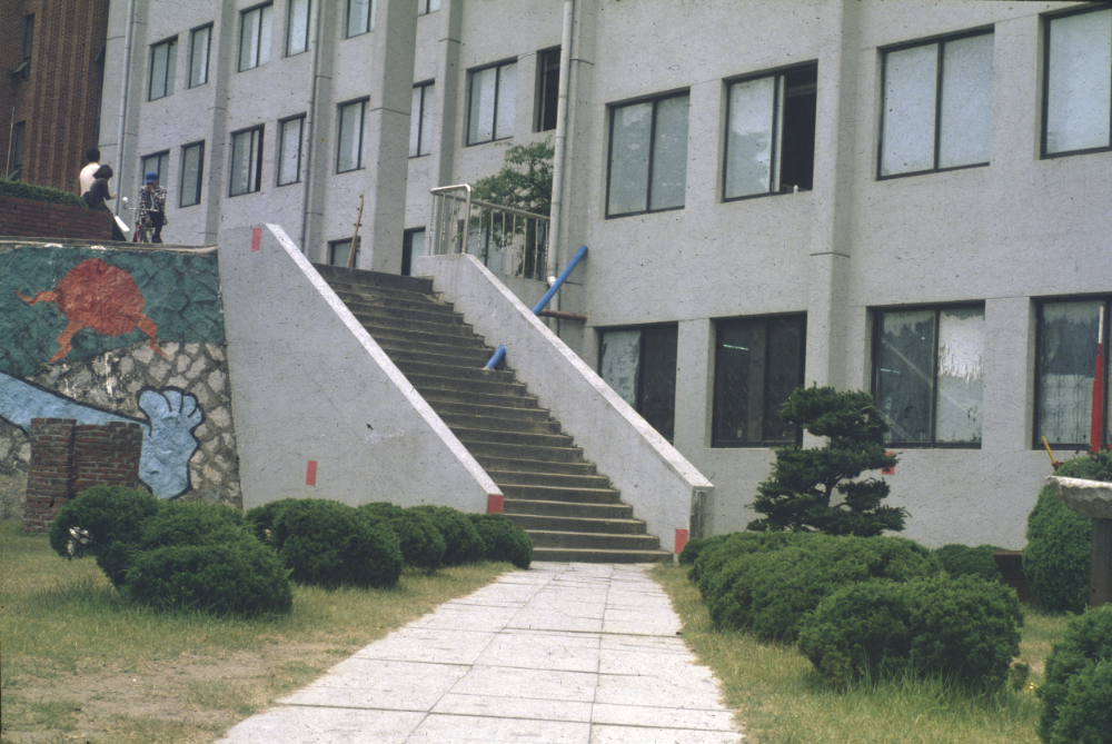 1998년 5월 25일부터 5월 30일 경원대학교에서 열린 《피시방생지전》, 《보충의 보충》 전시전경 슬라이드 필름 1