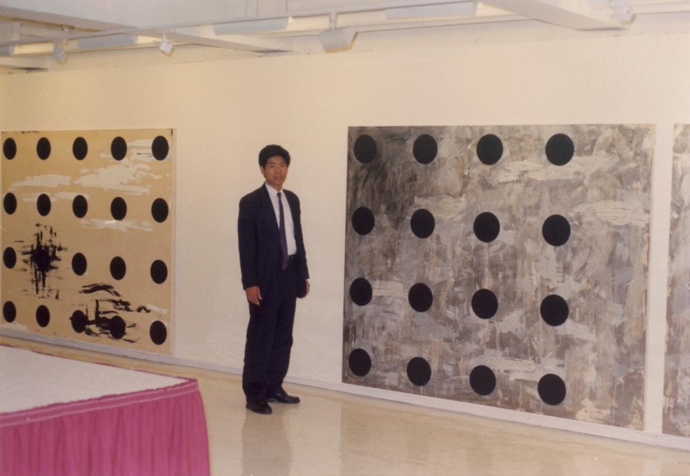 1991년 9월 13일부터 19일까지 갤러리사각 개관기념전 오프닝 스케치 사진 2