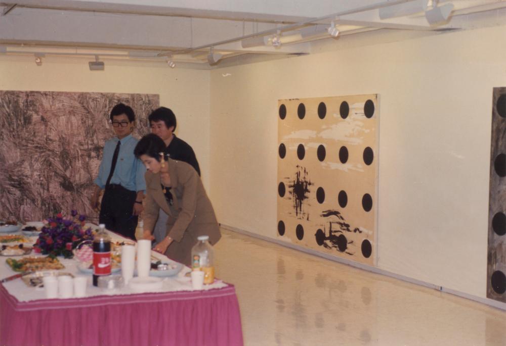 1991년 9월 13일부터 19일까지 갤러리사각 개관기념전 오프닝 스케치 사진 3