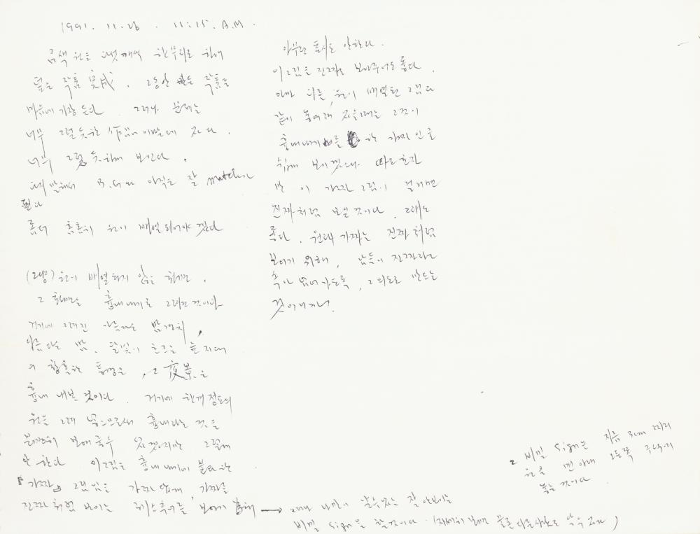 1991년부터 1994년까지 스케치북