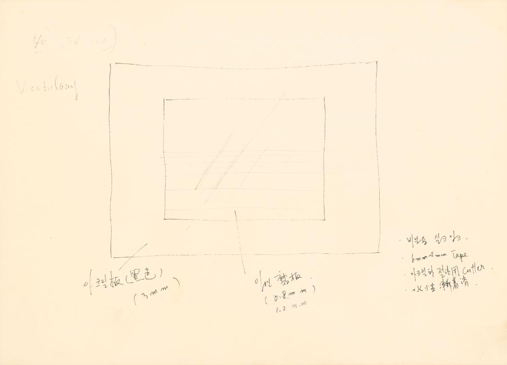 1983년부터 1985년까지 작품구상 드로잉북 8