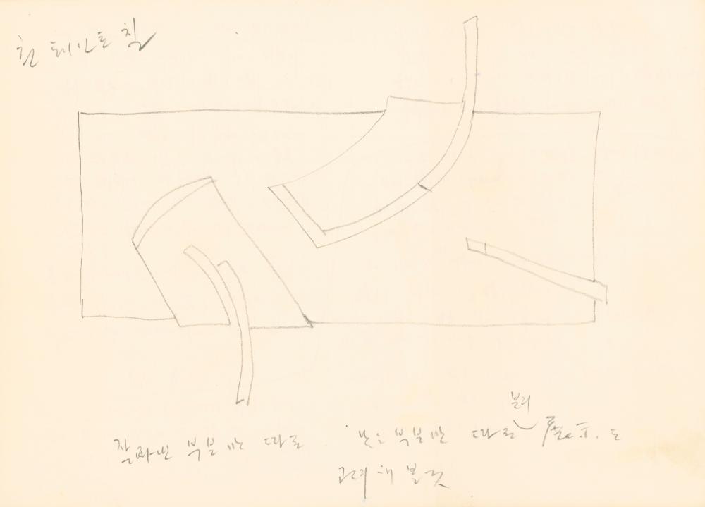 1983년부터 1985년까지 작품구상 드로잉북