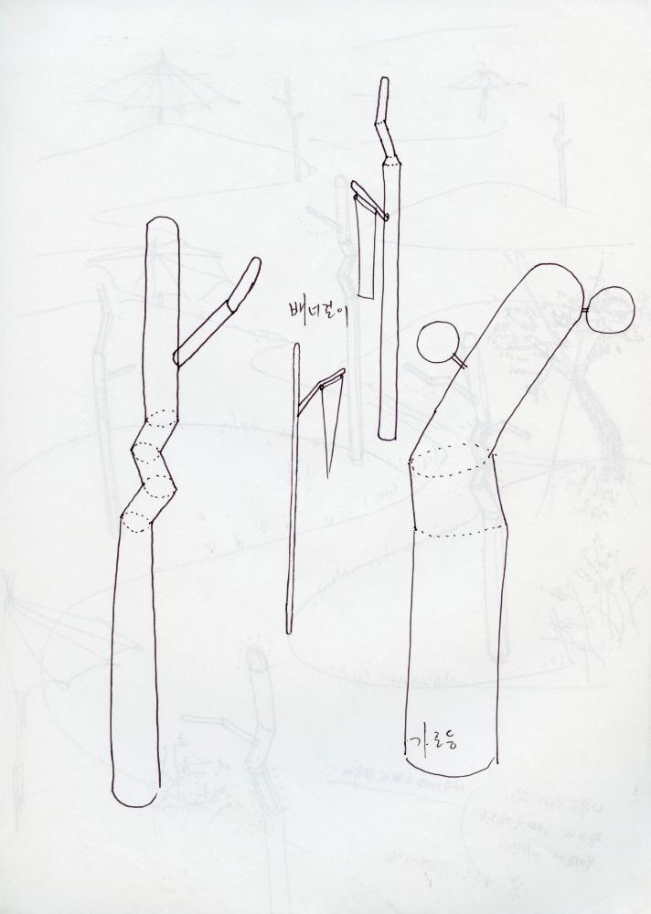 1997년부터 2001년까지 이면지 드로잉 일기