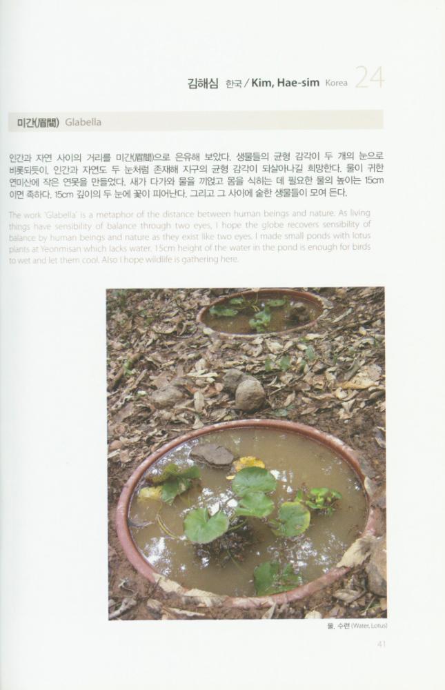 2008년 금강자연미술비엔날레 팸플릿