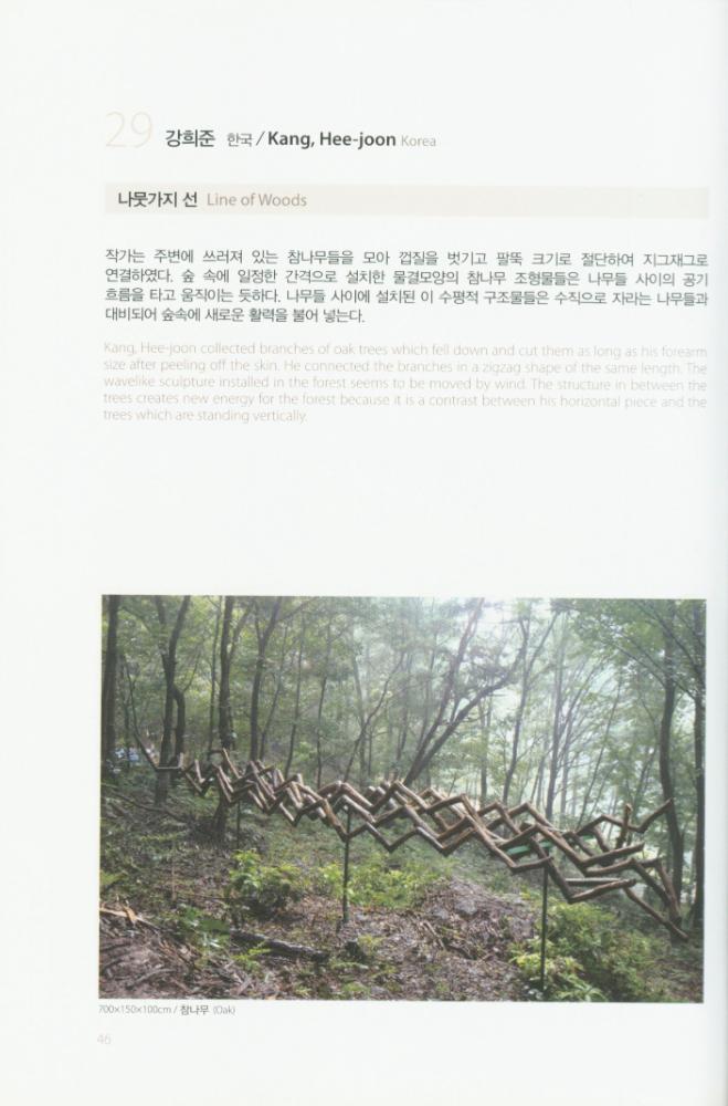 2008년 금강자연미술비엔날레 팸플릿