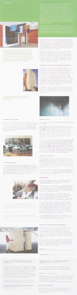 2007년 《DUCUMETA KASSEL》 리플릿 2