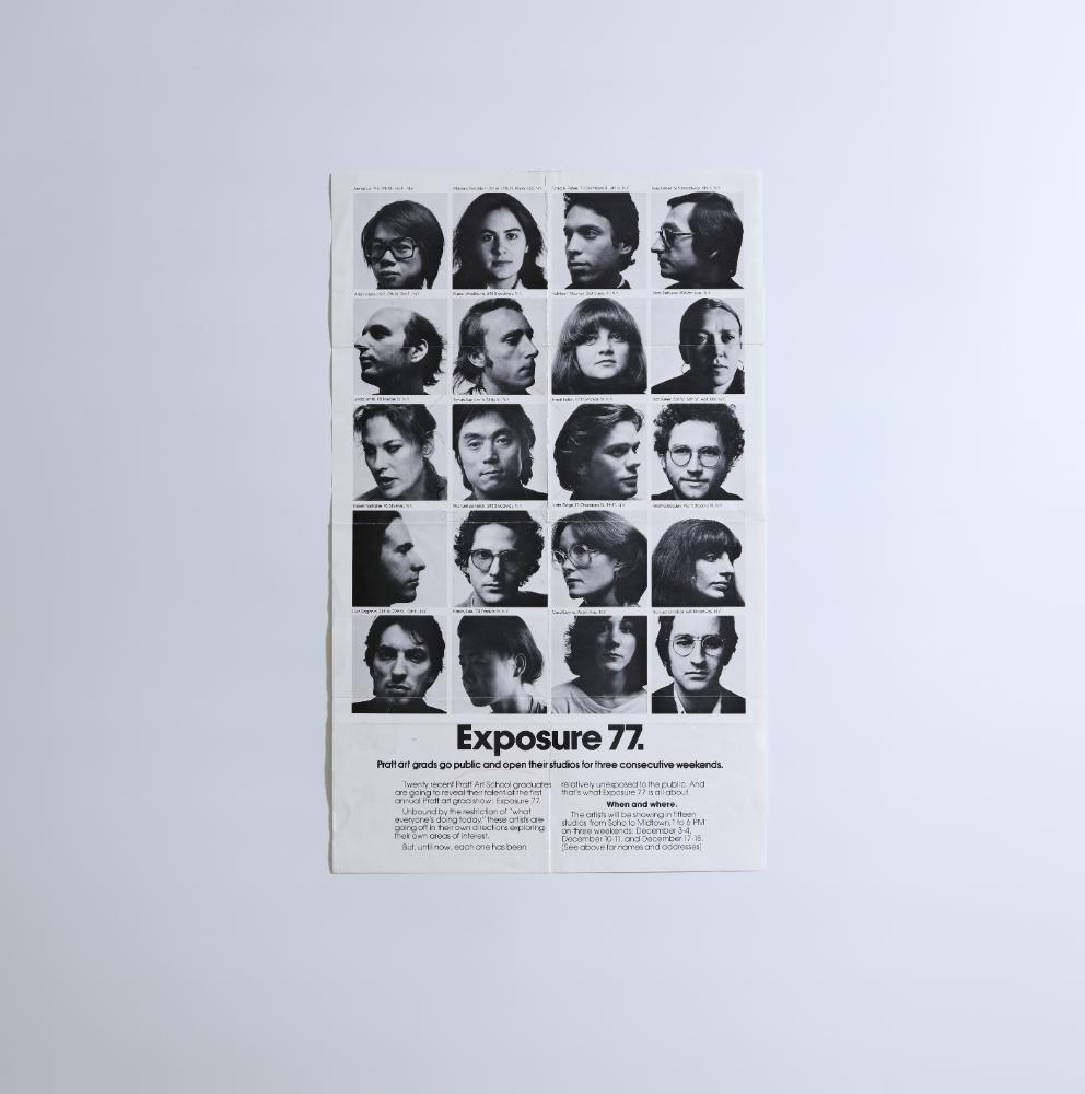 1977 Pratt Institute 《Exposure77》 포스터 1