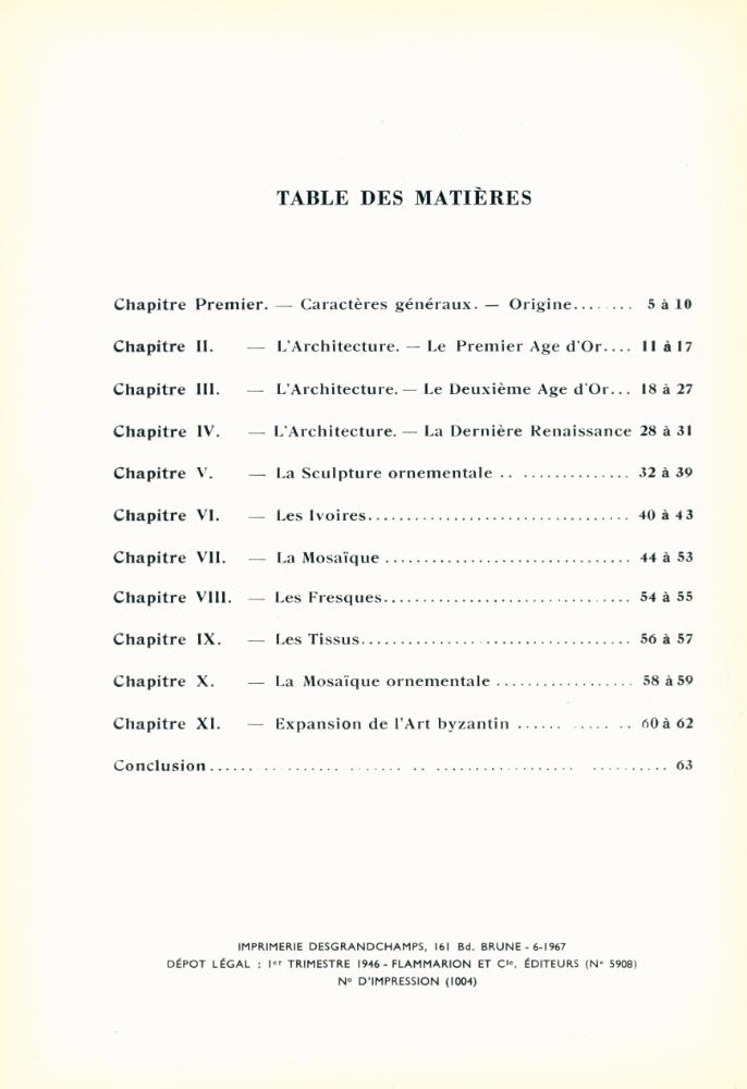 『L'ART BYZANTIN』 2