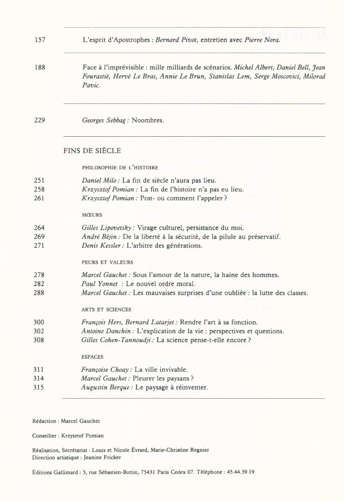 『le débat』 numéro 60 mai-août 1990 3