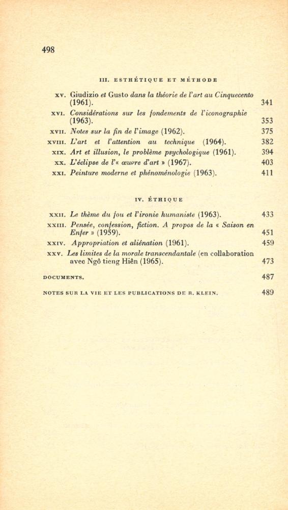 『La Forme et l'intelligible : ÉCRITS SUR LA RENAISSANCE ET L'ART MODERNE』 3